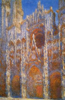 尅勞德 莫奈 Rouen Cathedral, Sunlight Effect 尅勞德 莫奈 Rouen Cathedral, Sunlight Effect